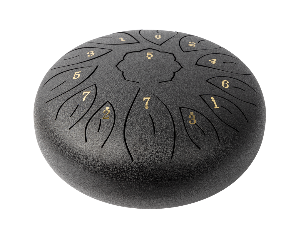 Mano Percussion 10 Tongue Drum Black
