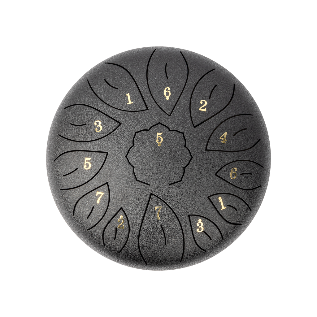 Mano Percussion 10 Tongue Drum Black