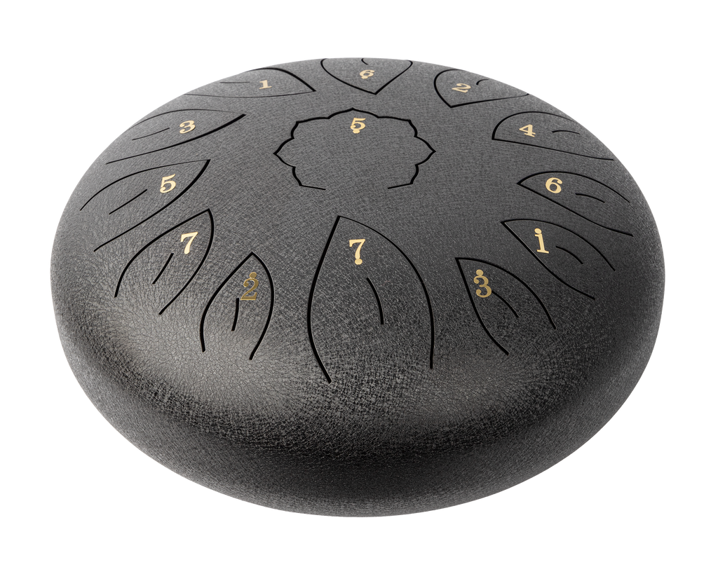 Mano Percussion 12 Tongue Drum Black