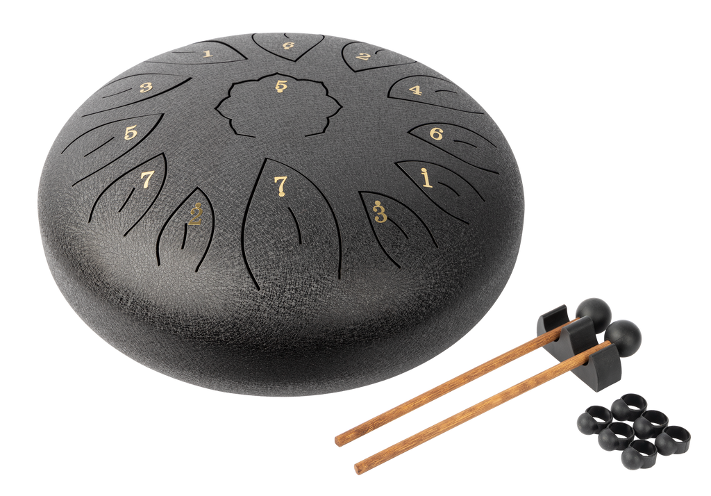 Mano Percussion 12 Tongue Drum Black