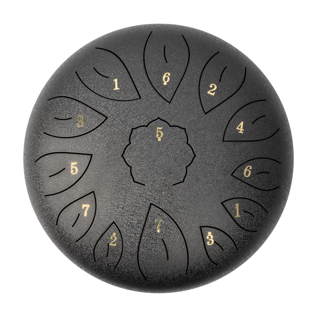 Mano Percussion 12 Tongue Drum Black