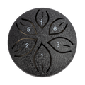 Mano Percussion 3 Tongue Drum (C Diatonic) - Black