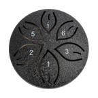 Mano Percussion 3 Tongue Drum (C Diatonic) - Black