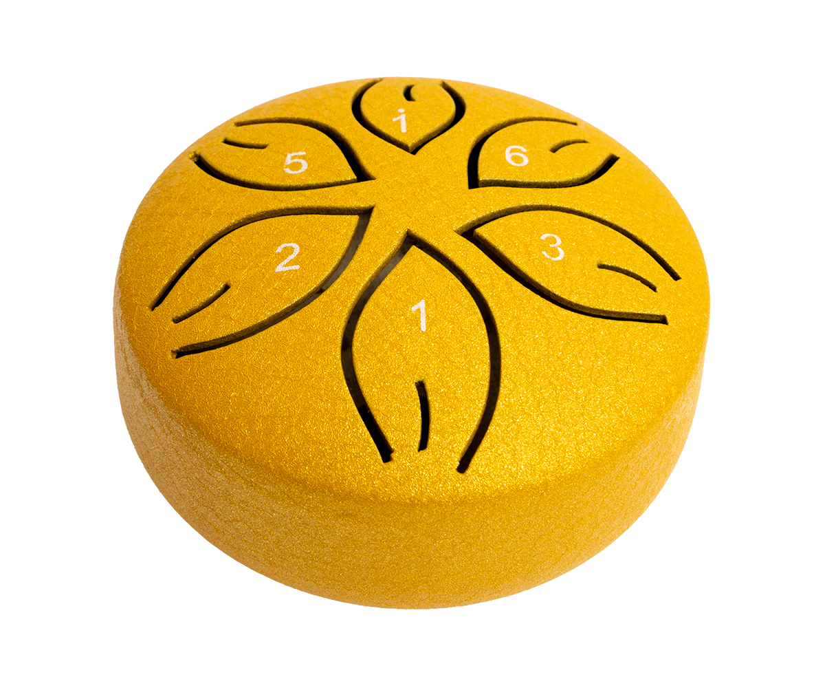 Mano Percussion 3 Tongue Drum (C Diatonic) - Gold