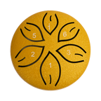 Mano Percussion 3 Tongue Drum (C Diatonic) - Gold