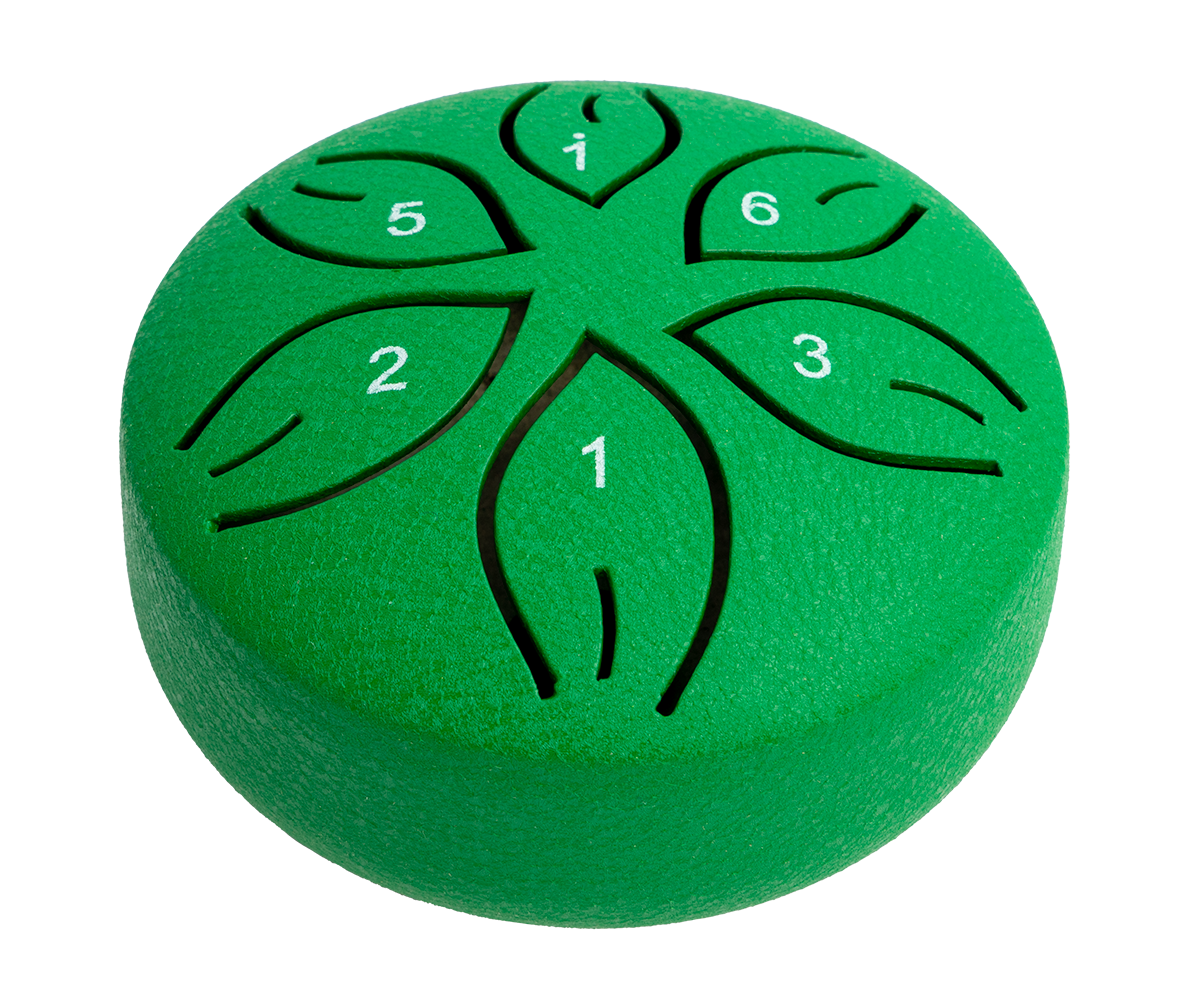 Mano Percussion 3 Tongue Drum (C Diatonic) - Green
