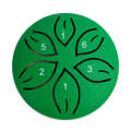 Mano Percussion 3 Tongue Drum (C Diatonic) - Green