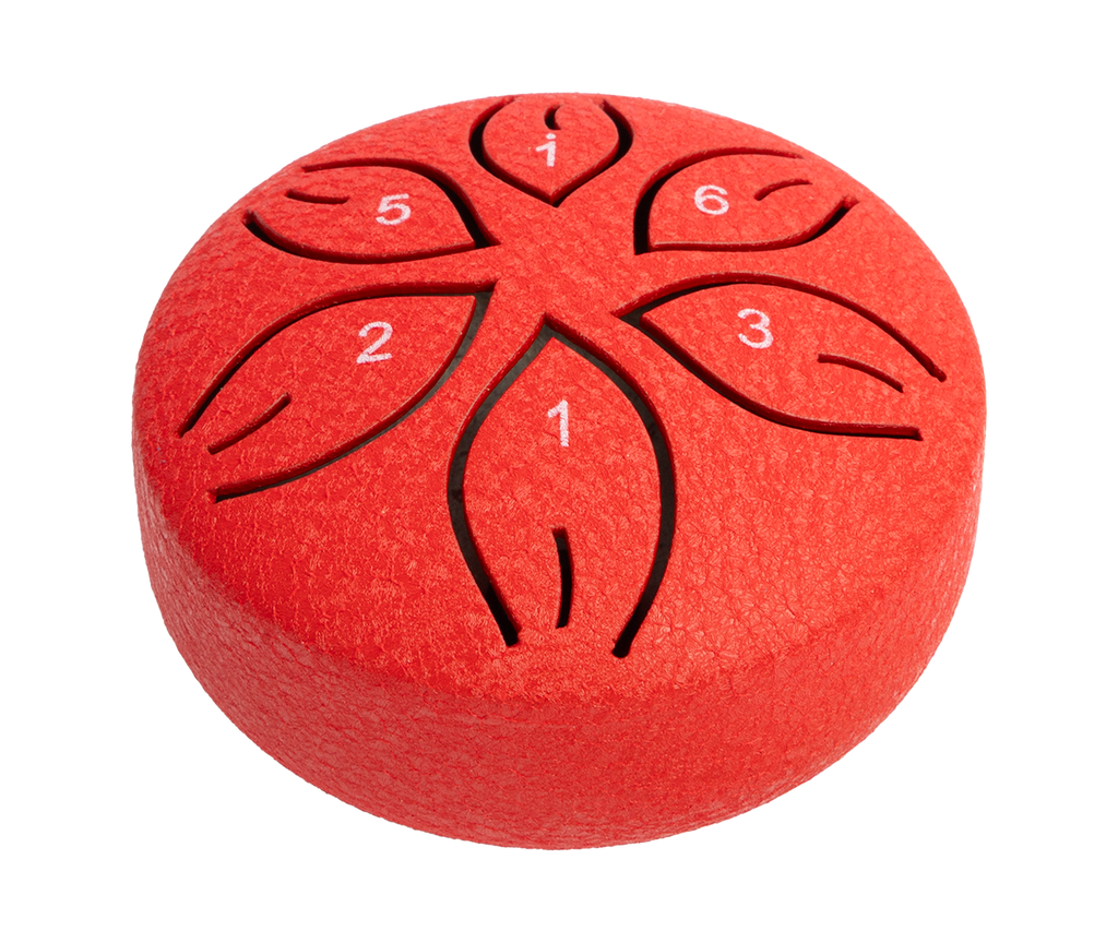 Mano Percussion 3 Tongue Drum (C Diatonic) - Red