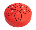Mano Percussion 3 Tongue Drum (C Diatonic) - Red