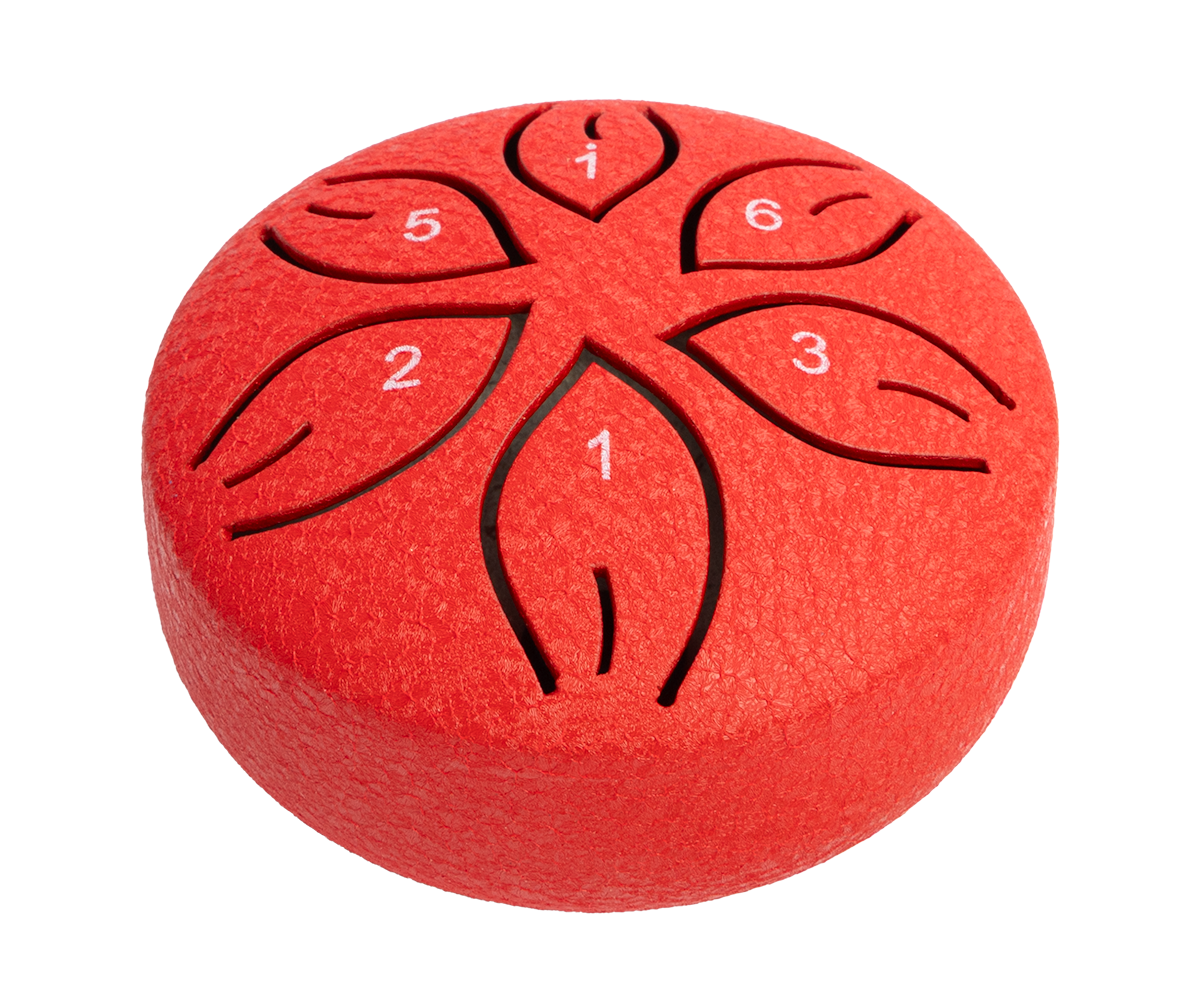 Mano Percussion 3 Tongue Drum (C Diatonic) - Red