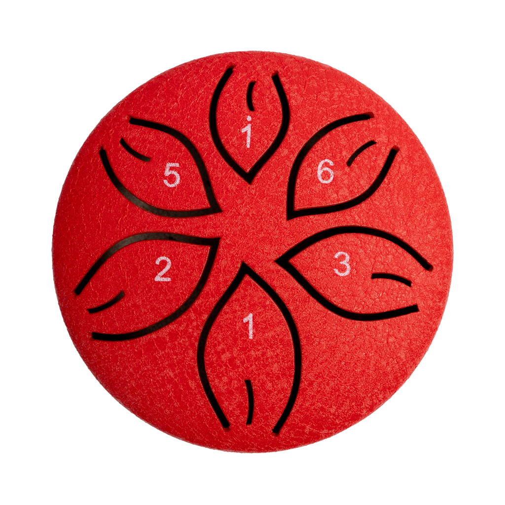 Mano Percussion 3 Tongue Drum (C Diatonic) - Red
