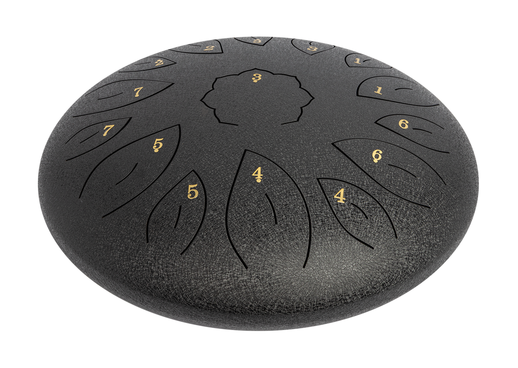 Mano Percussion 14 Tongue Drum (C Diatonic) - Black