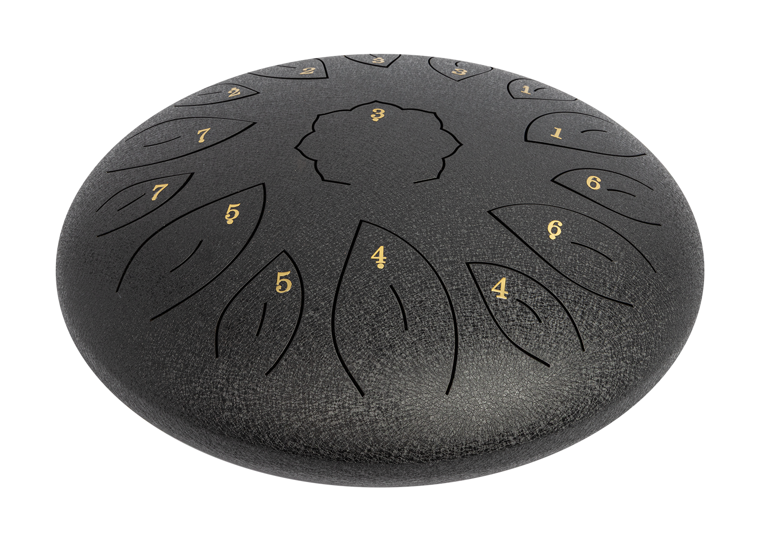 Mano Percussion 14 Tongue Drum (C Diatonic) - Black