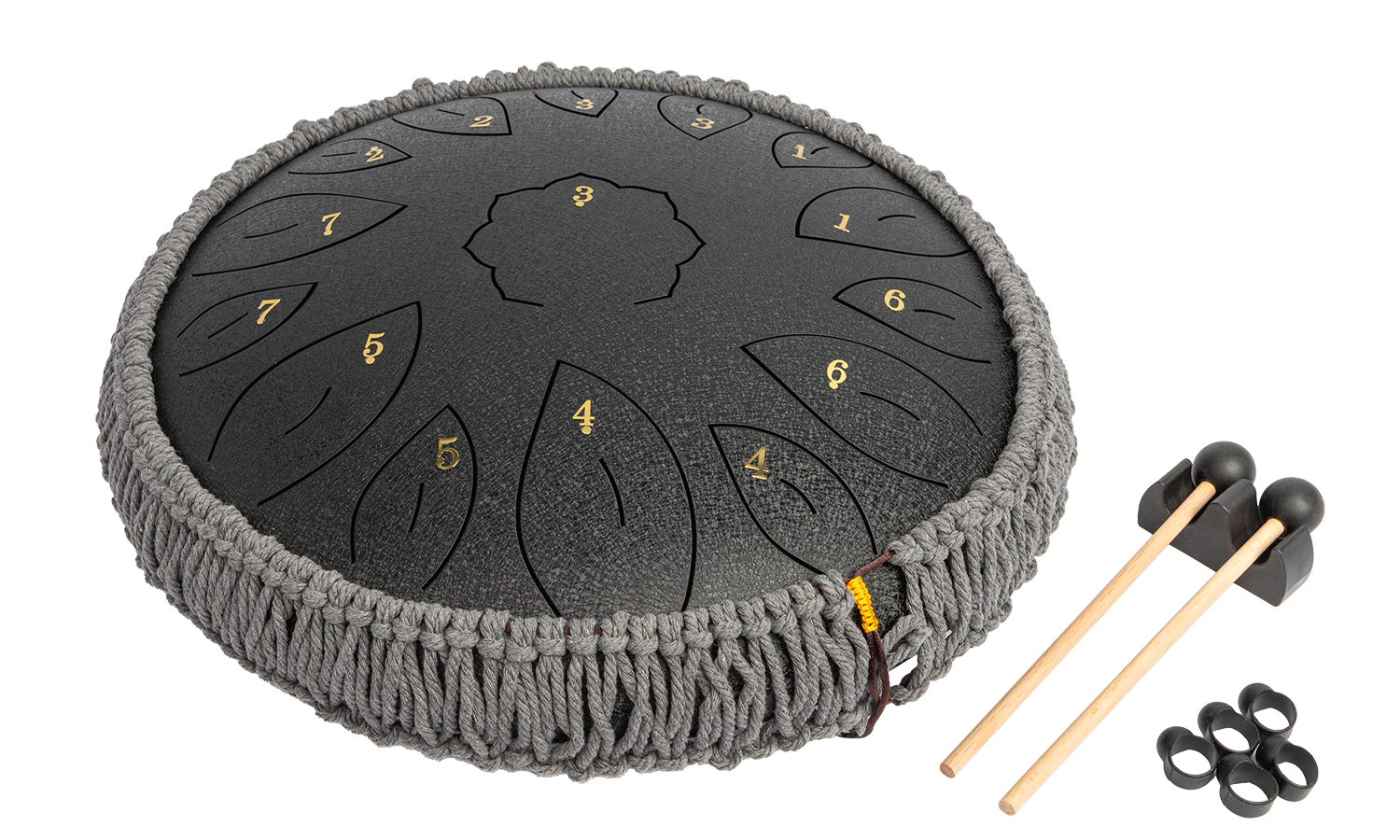 Mano Percussion 14 Tongue Drum (C Diatonic) - Black