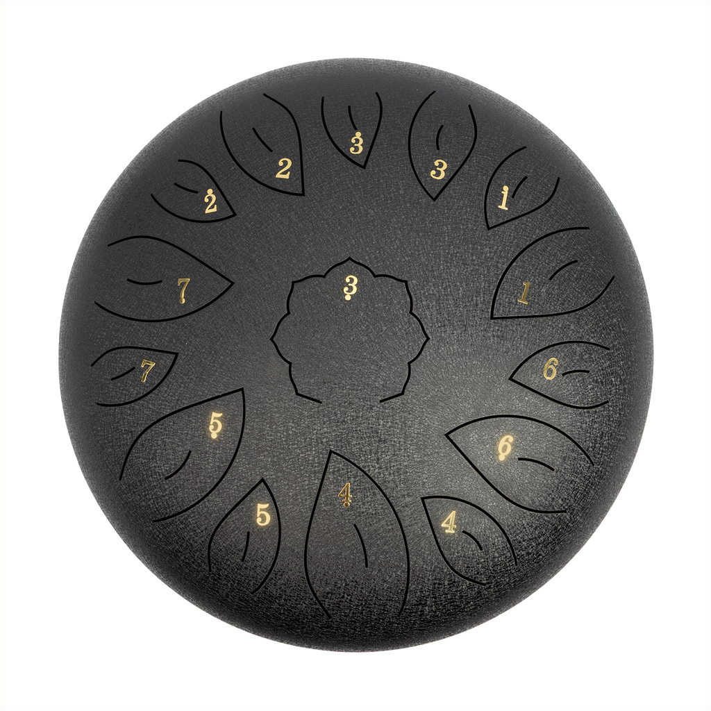 Mano Percussion 14 Tongue Drum (C Diatonic) - Black
