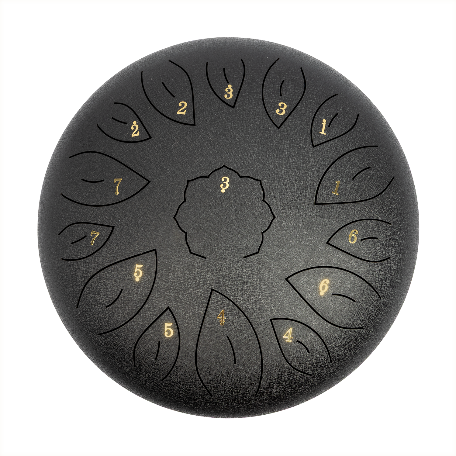 Mano Percussion 14 Tongue Drum (C Diatonic) - Black