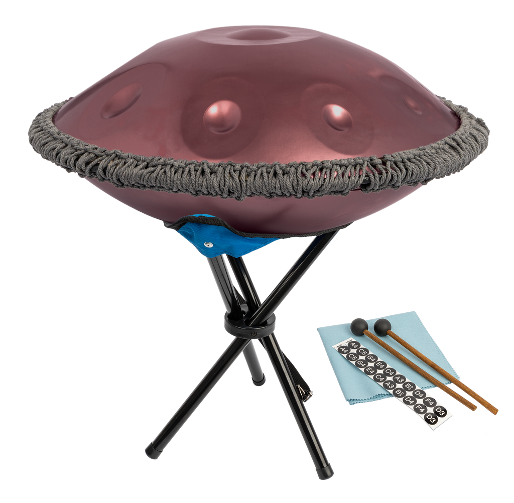 Mano Percussion ManoPan 10-Note Handpan (D Kurd Tuning) - Purple