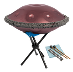 Mano Percussion ManoPan 10-Note Handpan (D Kurd Tuning) - Purple