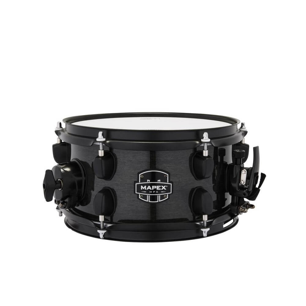Mapex MPX 10x5.5 Maple/Poplar Hybrid Side Snare Drum - Transparent Midnight Black