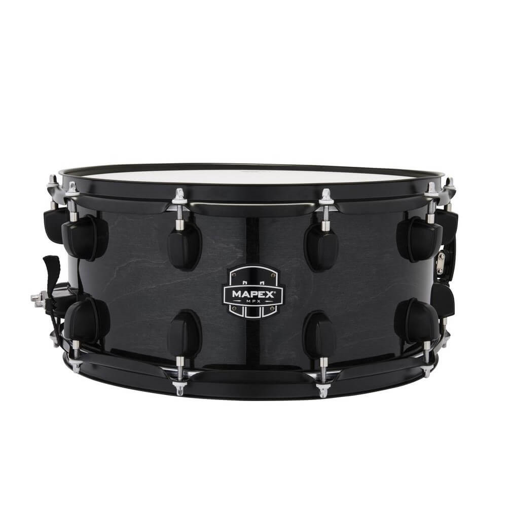 Mapex MPX Maple/Poplar Hybrid 14 x 6.5 Snare Drum - Transparent Midnight Black