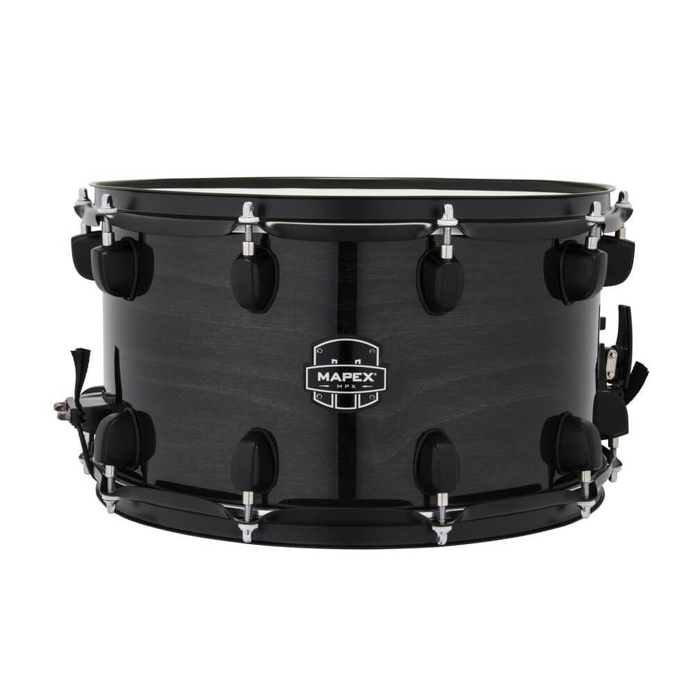 Mapex MPX Maple/Poplar Hybrid 14x8 Deep Snare Drum - Transparent Midnight Black