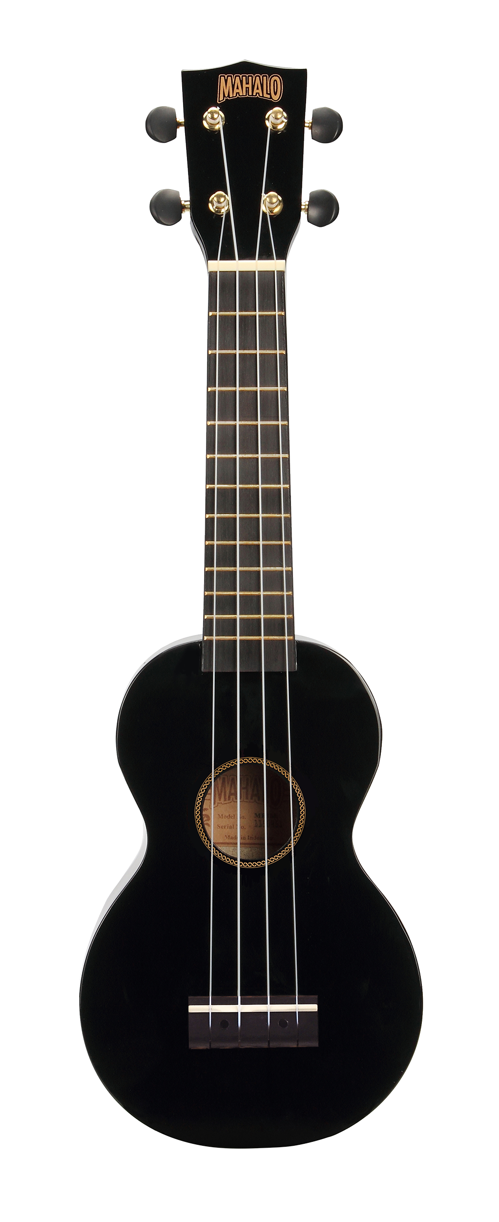 Mahalo M1 Rainbow Series Soprano Ukulele - Black