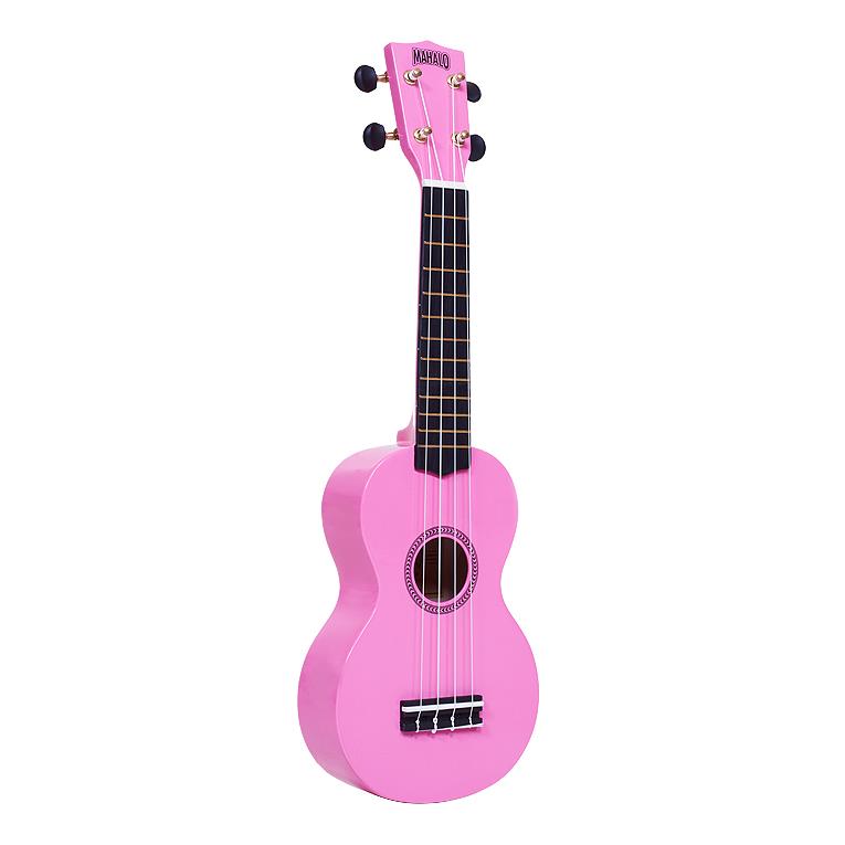 Mahalo M1 Rainbow Series Soprano Ukulele - Pink