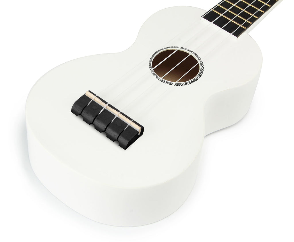 Mahalo M1 Rainbow Series Soprano Ukulele - White