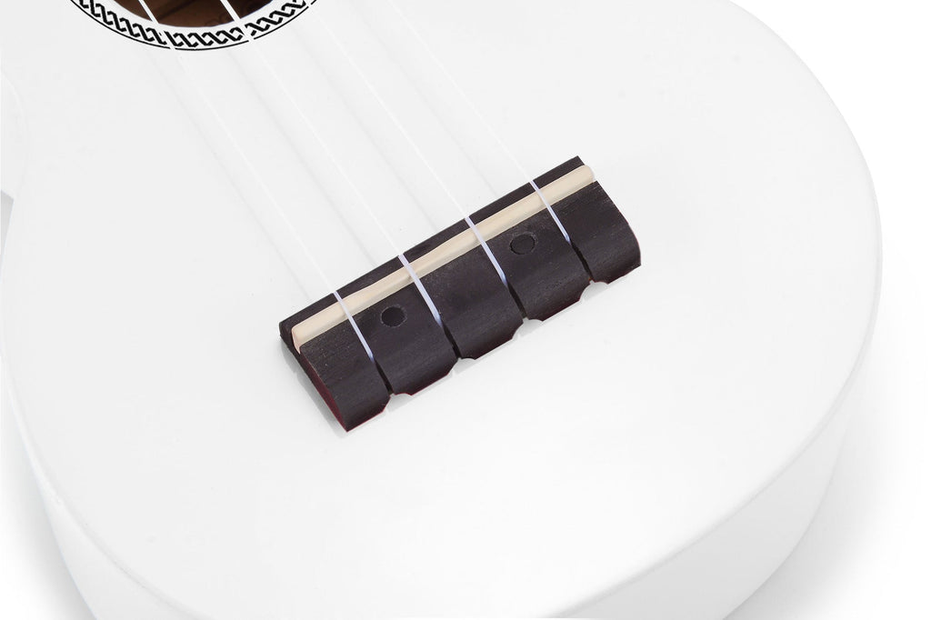 Mahalo M1 Rainbow Series Soprano Ukulele - White