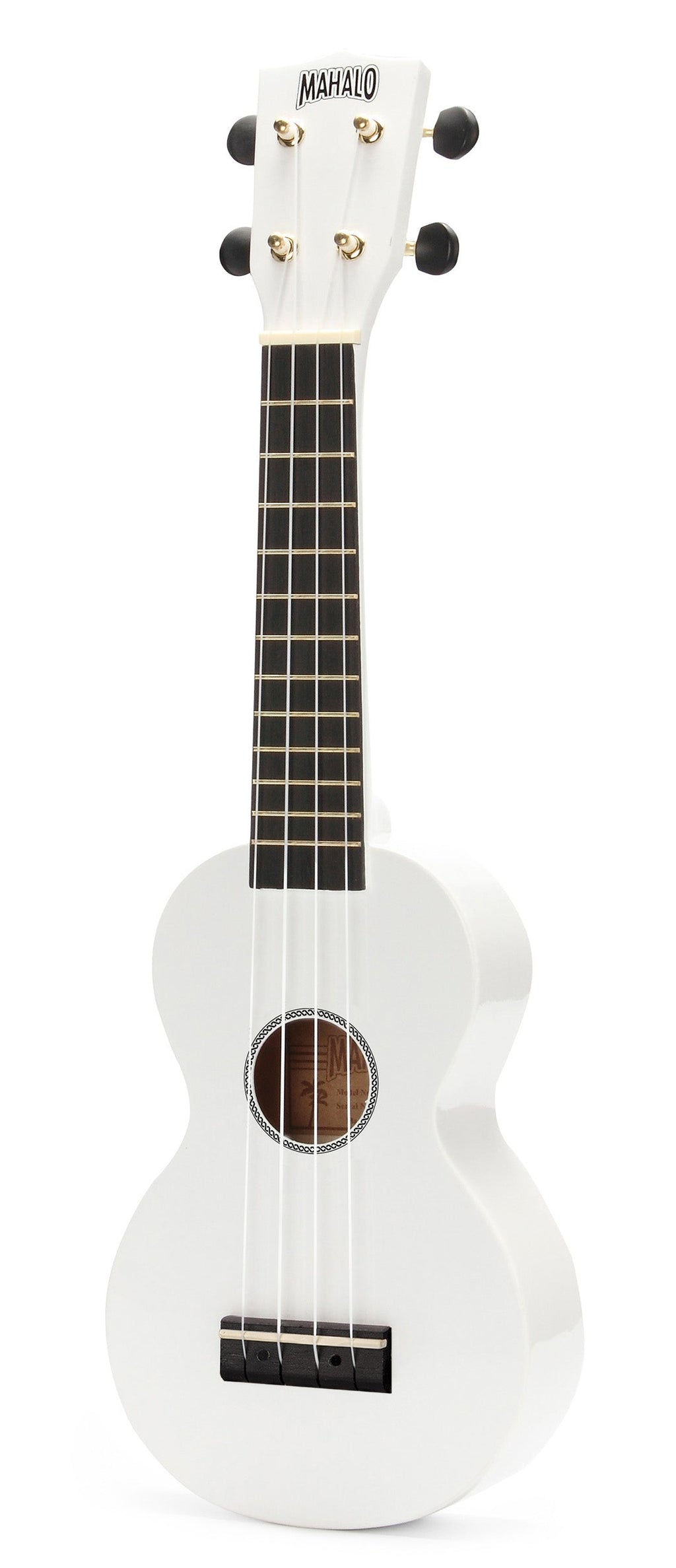 Mahalo M1 Rainbow Series Soprano Ukulele - White