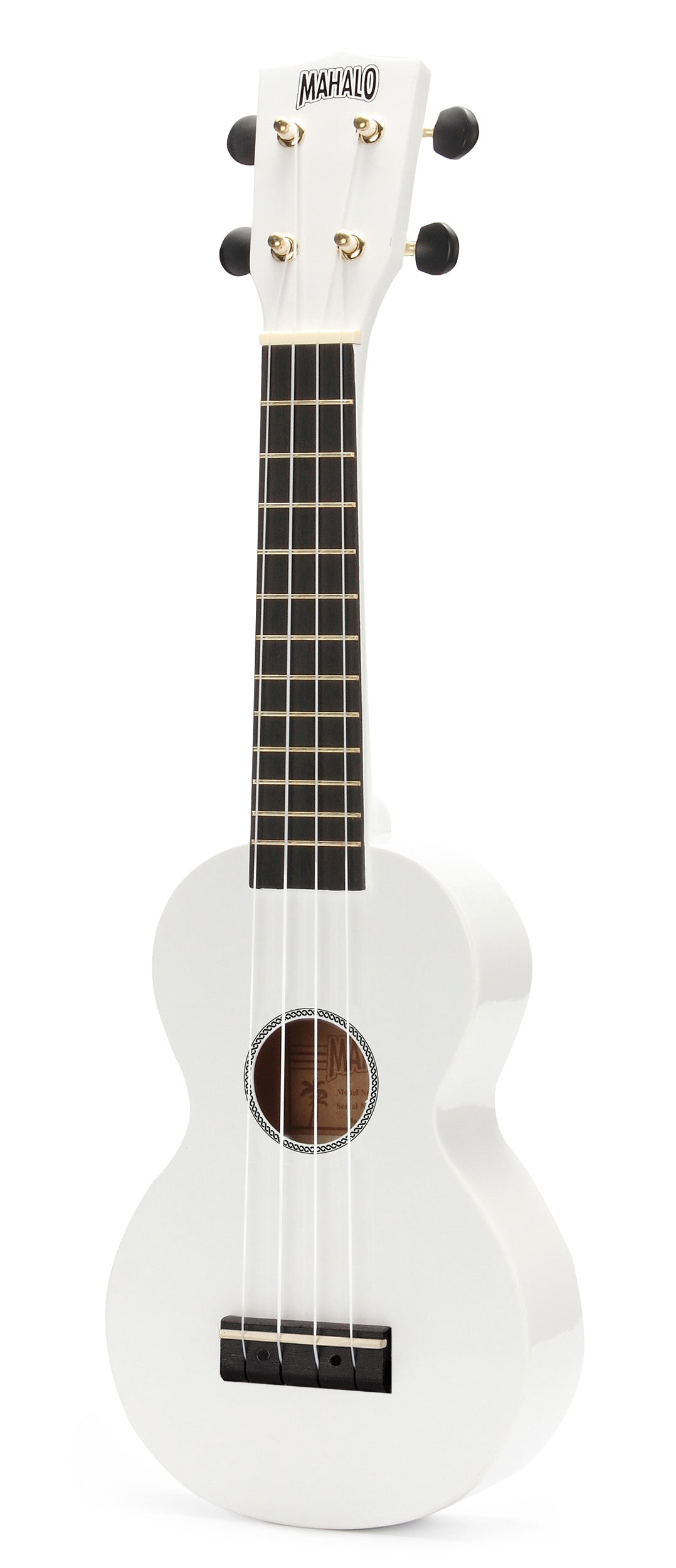 Mahalo M1 Rainbow Series Soprano Ukulele - White
