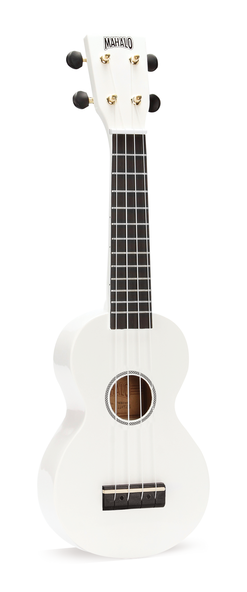 Mahalo M1 Rainbow Series Soprano Ukulele - White