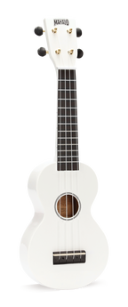 Mahalo M1 Rainbow Series Soprano Ukulele - White