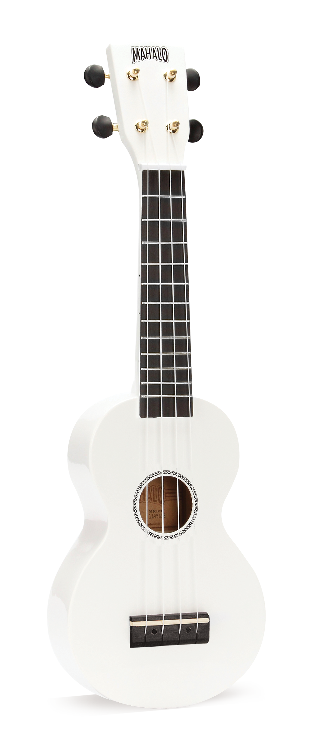 Mahalo M1 Rainbow Series Soprano Ukulele - White