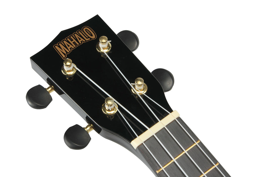 Mahalo M1 Rainbow Series Soprano Ukulele - Black
