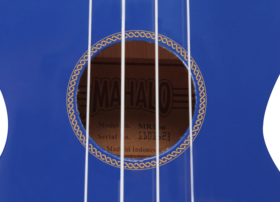 Mahalo M1 Rainbow Series Soprano Ukulele - Blue