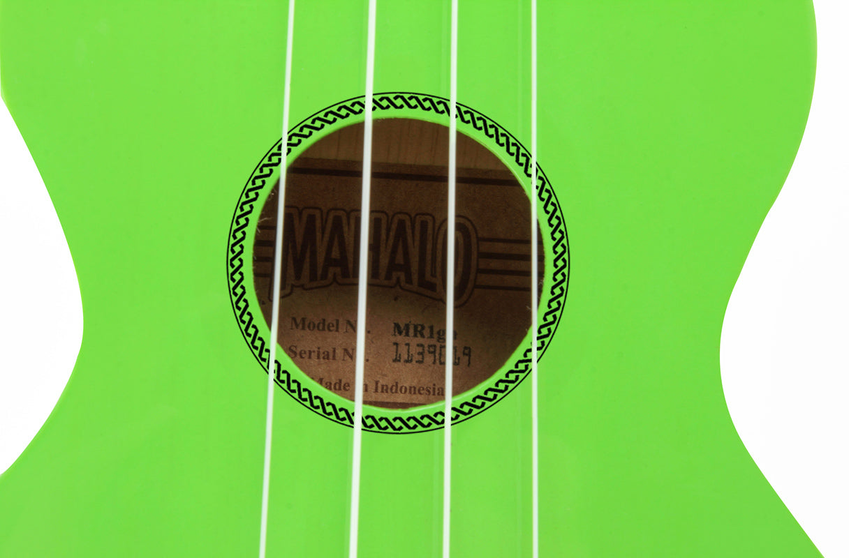 Mahalo M1 Rainbow Series Soprano Ukulele - Green