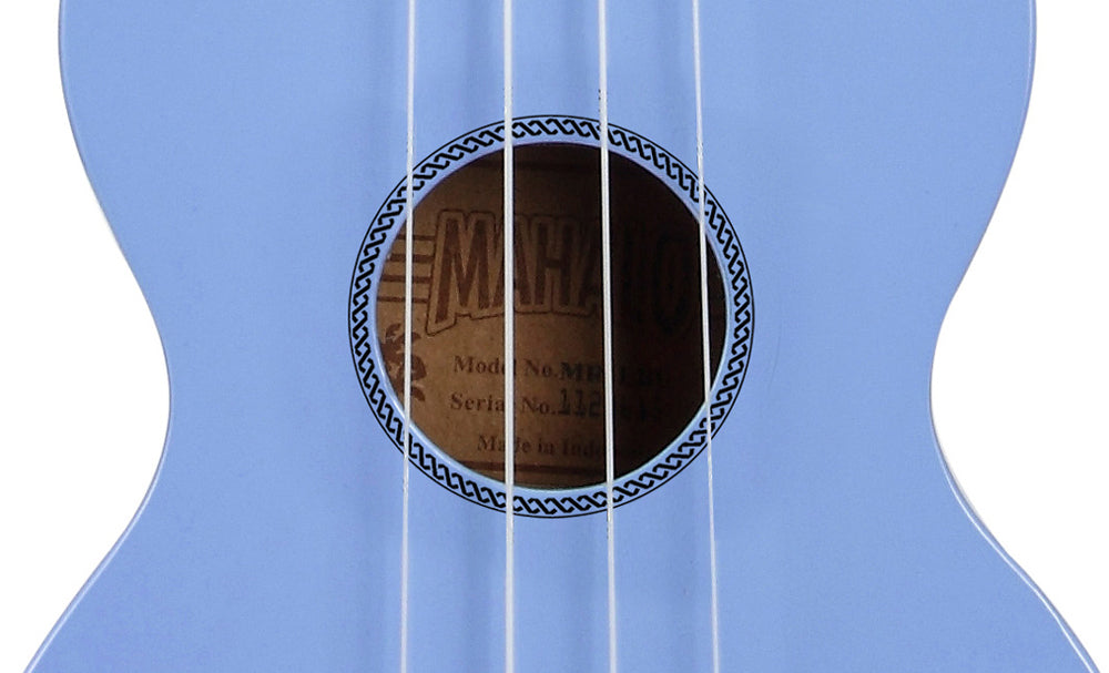 Mahalo M1 Rainbow Series Soprano Ukulele - Light Blue