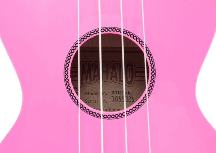 Mahalo M1 Rainbow Series Soprano Ukulele - Pink