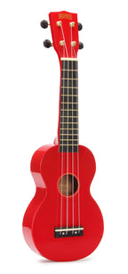 Mahalo MR1RDK Rainbow Series Ukulele Essentials Pack in Red