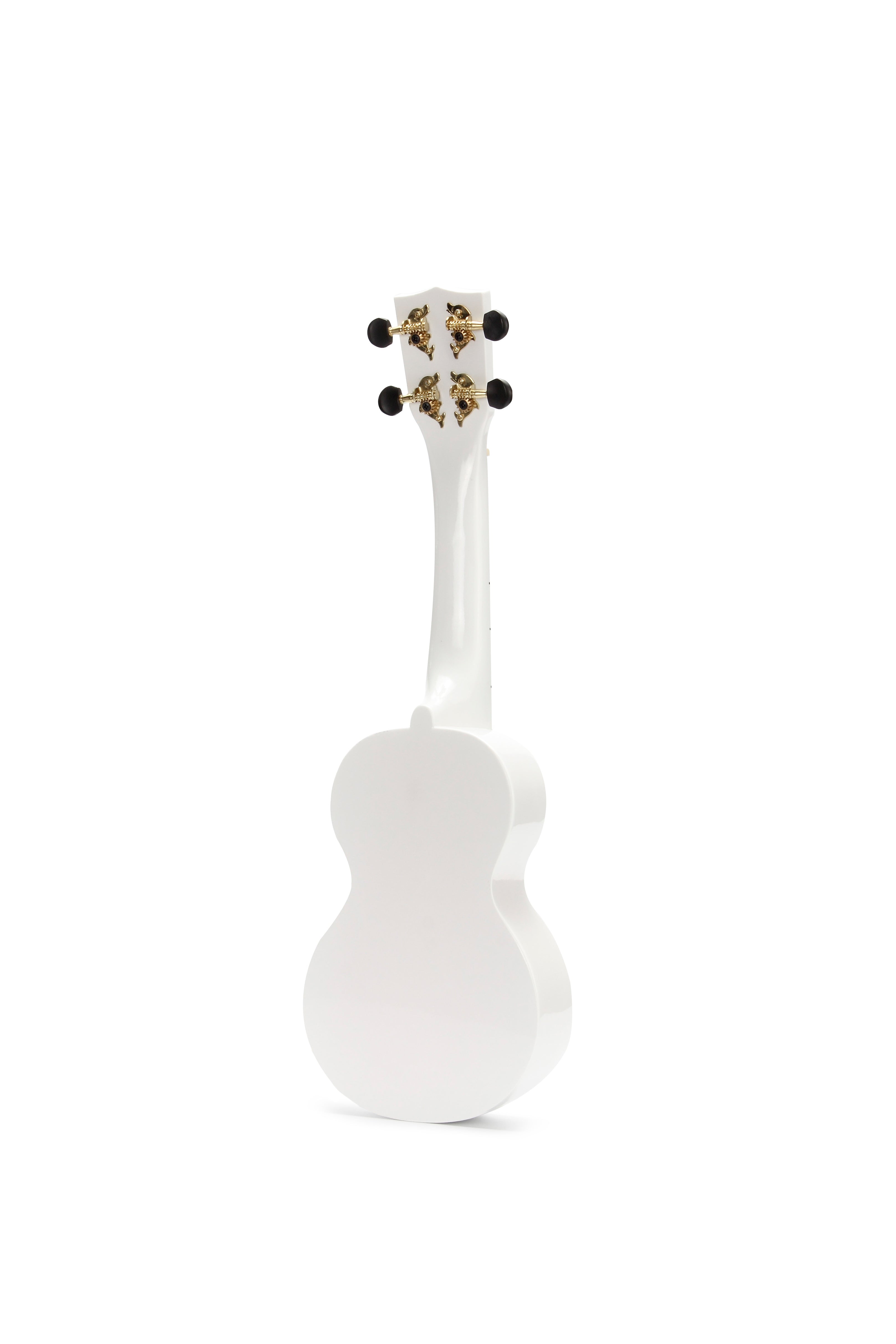 Mahalo M1 Rainbow Series Soprano Ukulele - White
