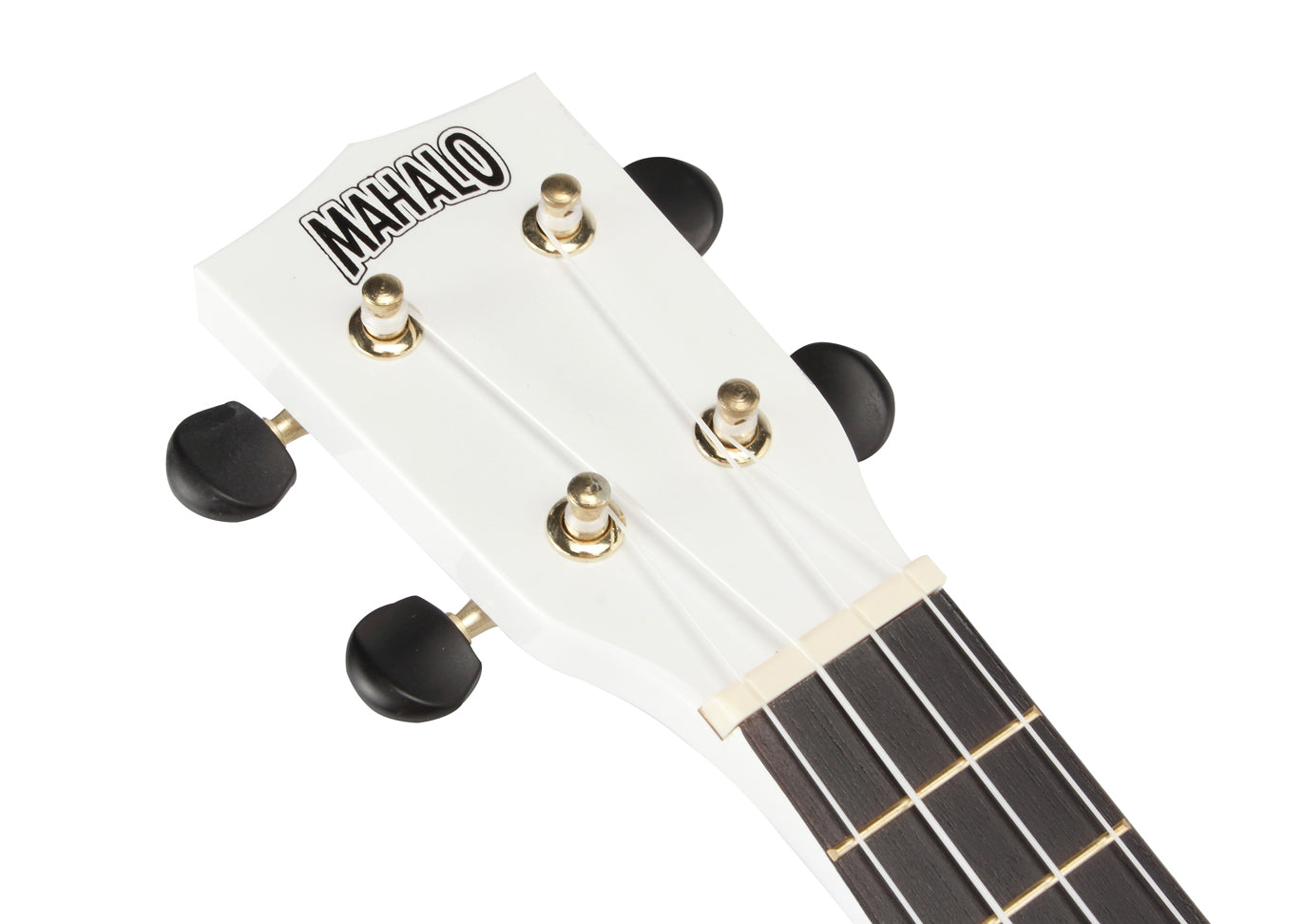 Mahalo M1 Rainbow Series Soprano Ukulele - White