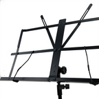 Prostand MS020 music stand with adjustable height and sturdy metal construction for sheet music display.
