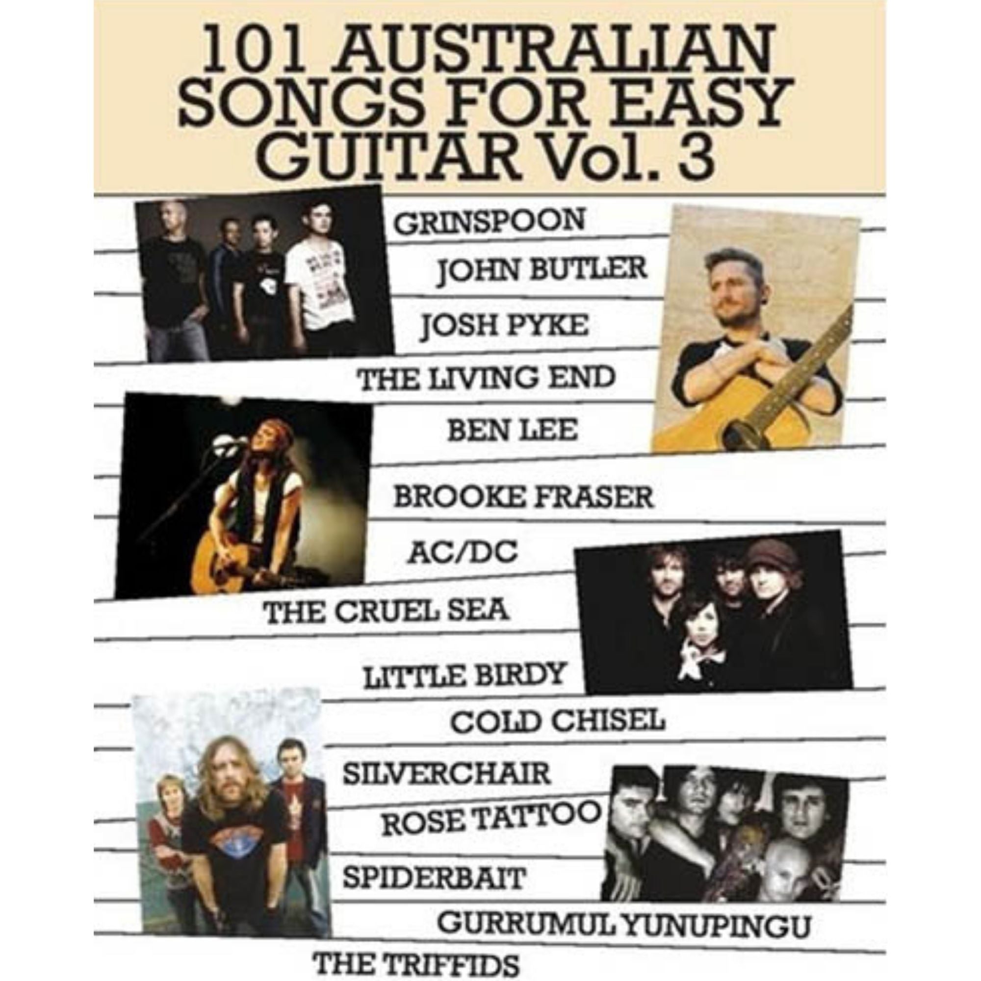 101 Australian Songs for Easy Guitar Vol. 3