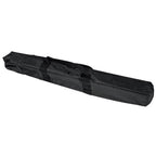Black Xtreme MS105 lightweight music stand with adjustable height and carrying bag, ideal for musicians and performers.