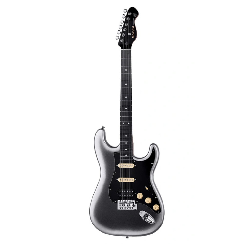 Mooer MSC10 ST-Style Electric Guitar - Dark Silver