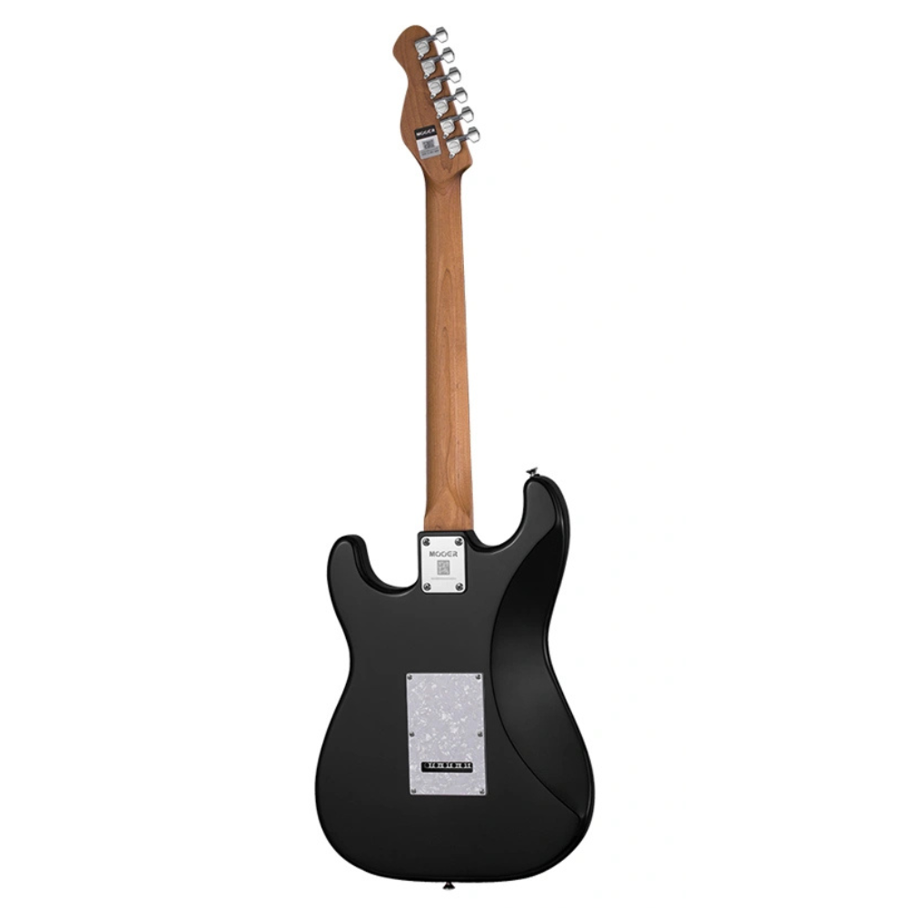 Mooer MSC10 ST-Style Electric Guitar - Black/White Scratch Plate