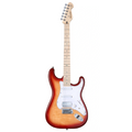 Mooer MSC30 Electric Guitar - Sunset Red
