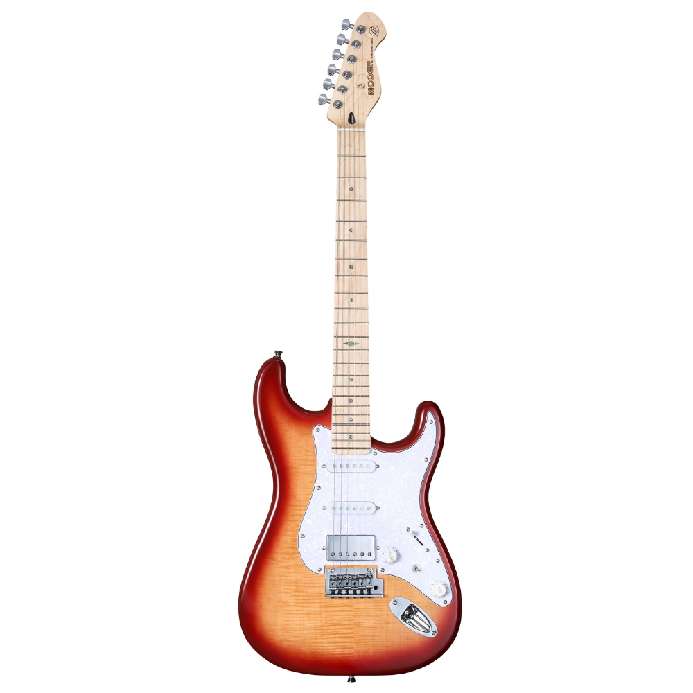Mooer MSC30 Electric Guitar - Sunset Red
