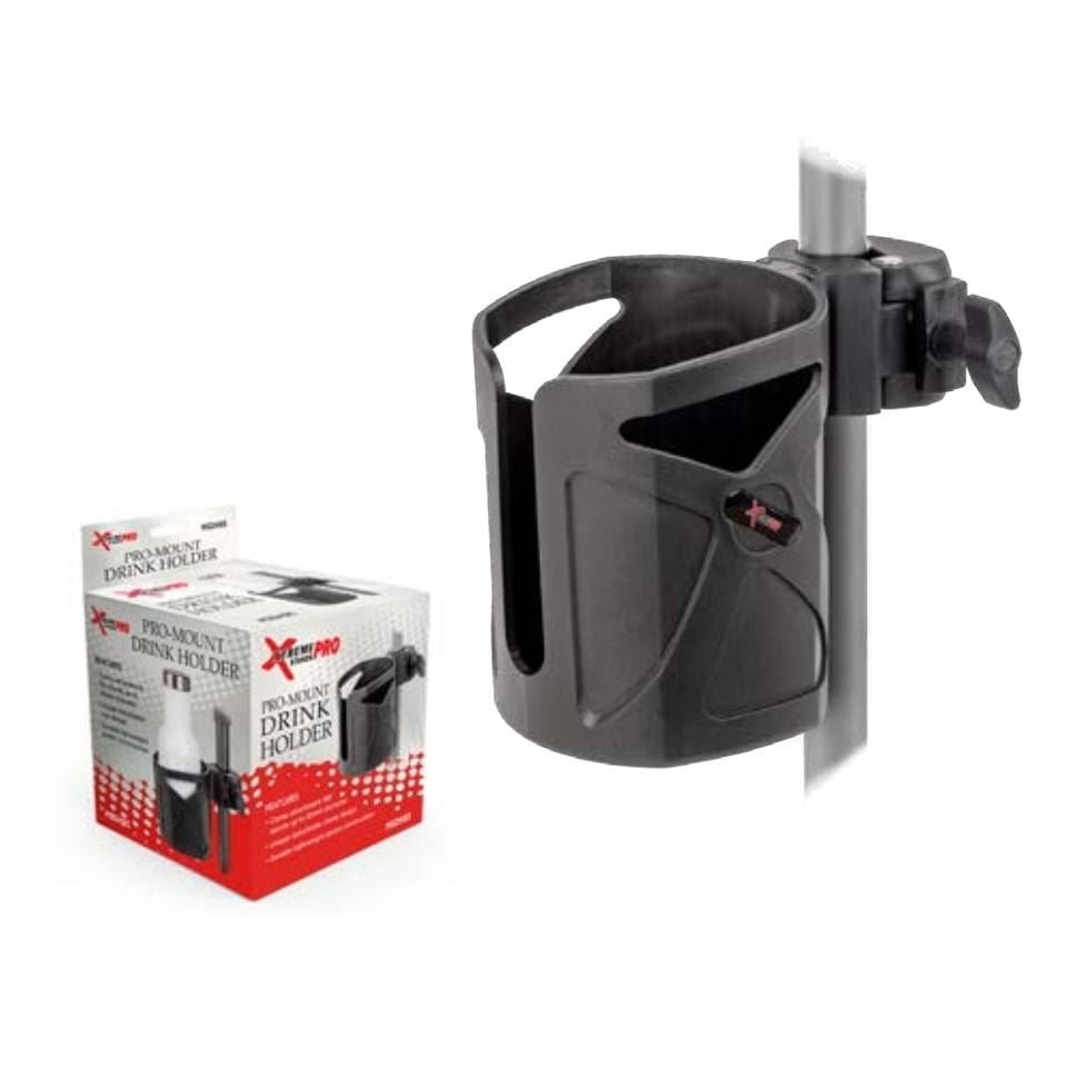 Xtreme MSDH95 Pro Drink Holder stand with bracket, designed to securely hold beverages for vehicles or outdoor use.